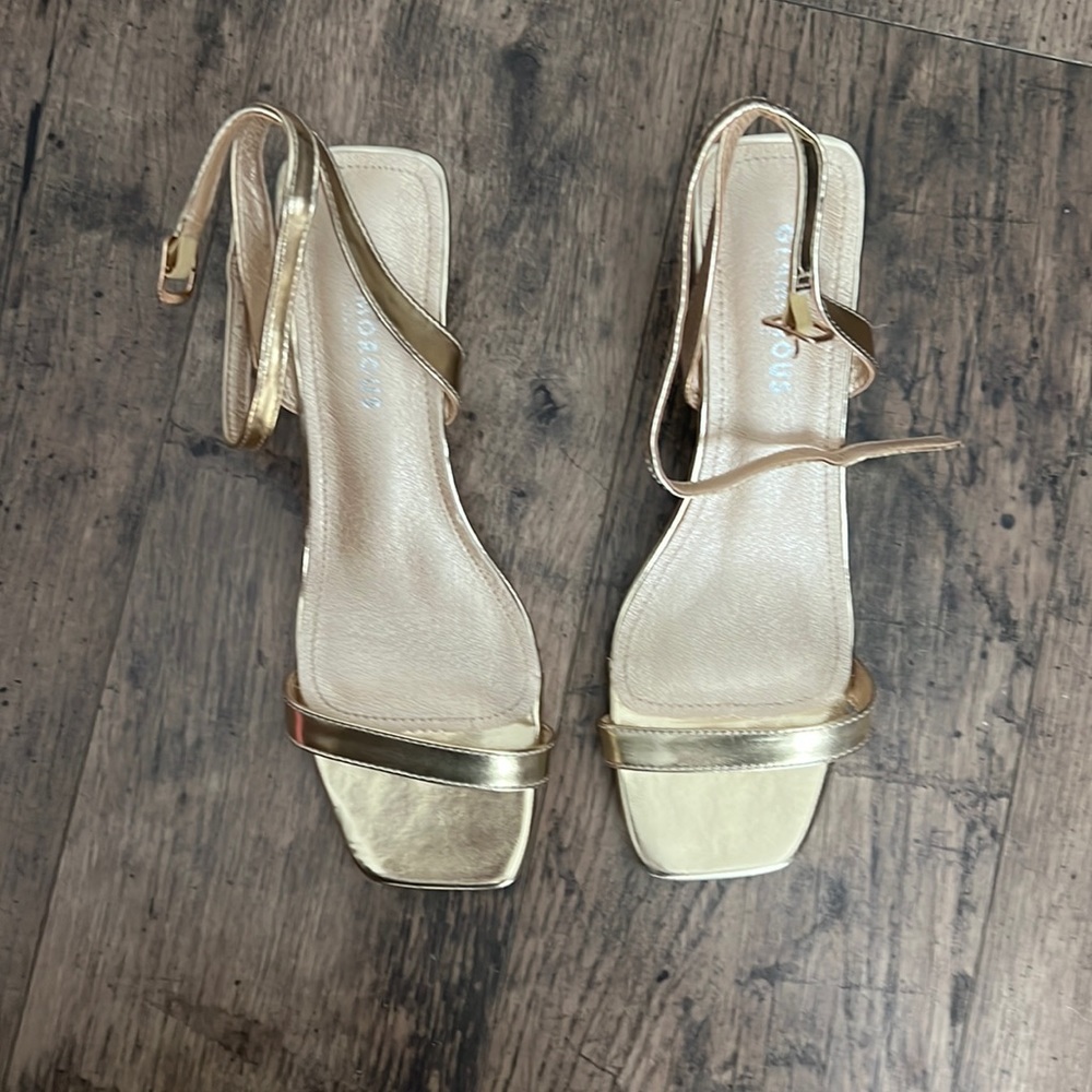 Gold heels